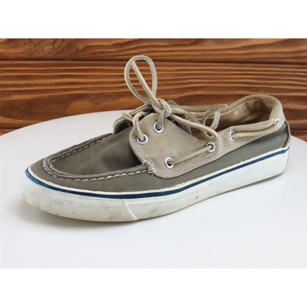SPERRY Top-Sider Size 7 Sneaker Brown Fabric Medium (B, M) Slip On Women